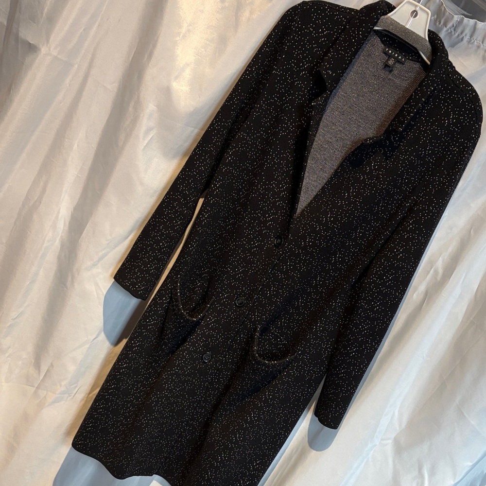 Tribal Black and white Sweater Coat